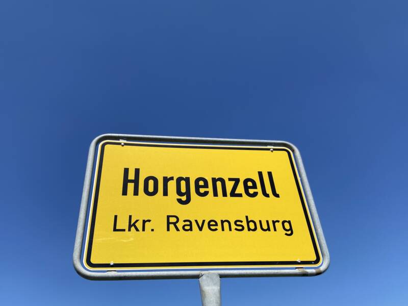 Ortsschild Horgenzell